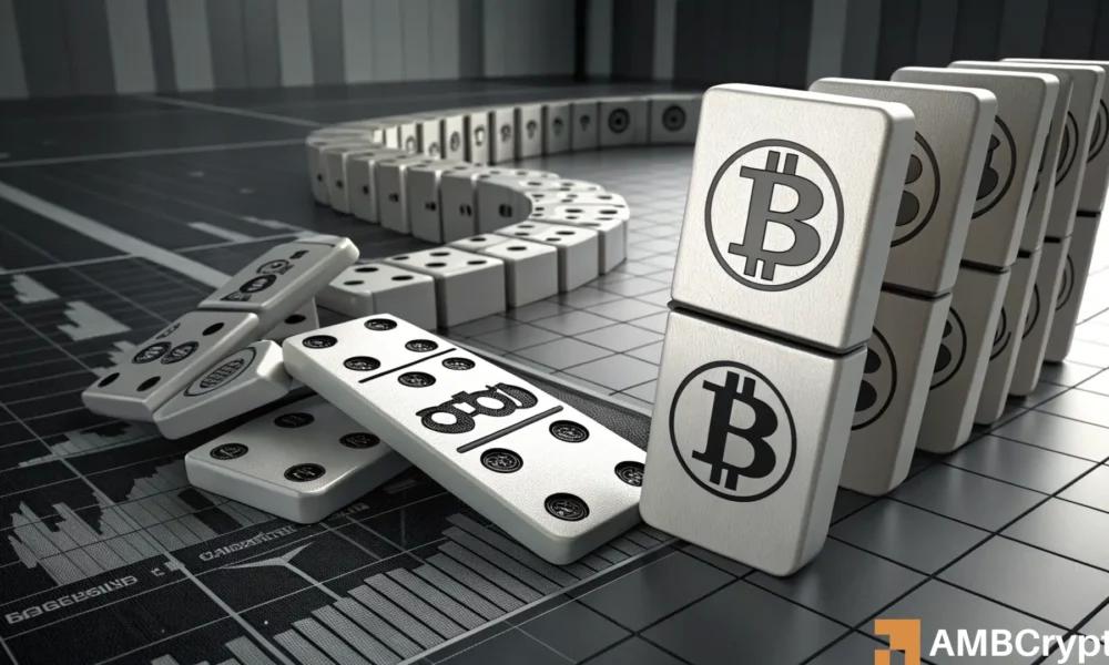 为什么比特币今天下跌?——1.44亿美元的清算和获利回吐等因素。
